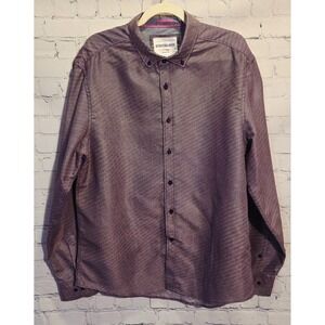 International Report Casual‎ Button Down Long Sleeve Patterned...